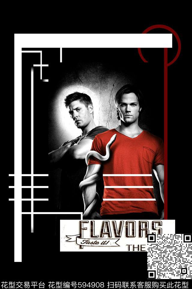 几何线条抽象男人原创封面数码印花华亿平台下载（图片编号: 594908） - 瓦栏（Walan）