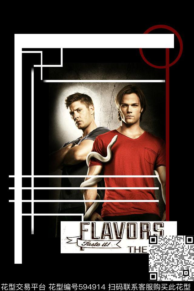 几何线条抽象男人原创封面数码印花华亿平台下载（图片编号: 594914） - 瓦栏（Walan）