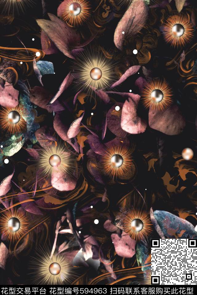 服装梦幻假日休闲数码印花华亿平台下载（图片编号: 594963） - 瓦栏（Walan）