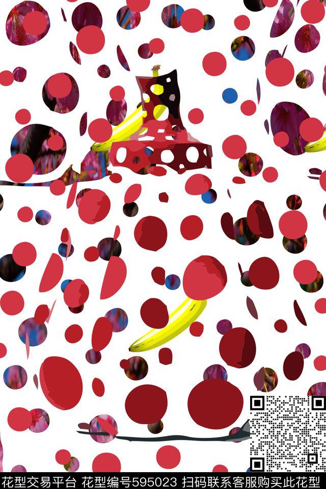 沙发布艺四方连续抽象几何数码印花华亿平台下载（图片编号: 595023） - 瓦栏（Walan）