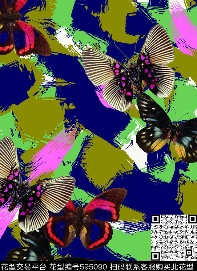 欧美花朵民族风数码印花华亿平台下载（图片编号: 595090） - 瓦栏（Walan）