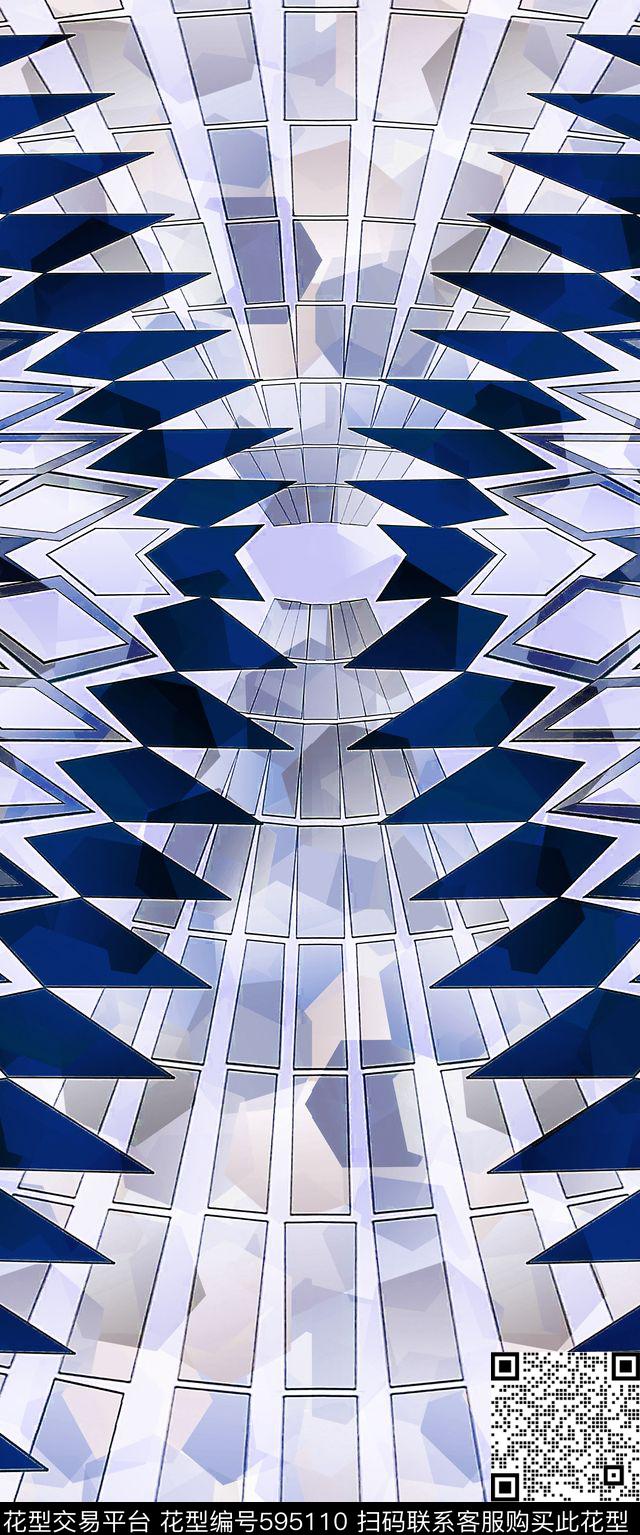 几何定位格子。衬衫传统印花华亿平台下载（图片编号: 595110） - 瓦栏（Walan）