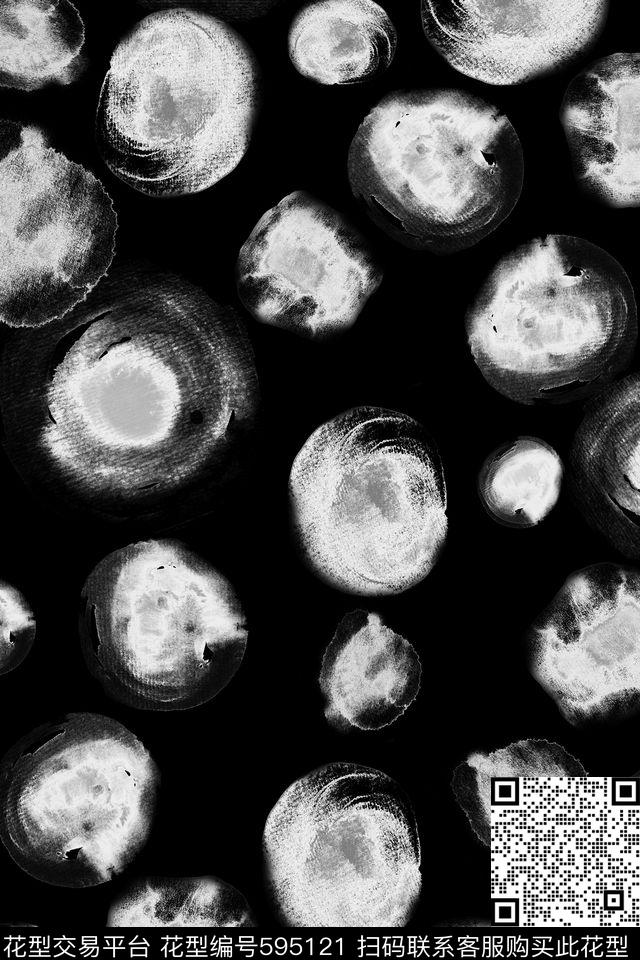 随意抽象晕染数码印花华亿平台下载（图片编号: 595121） - 瓦栏（Walan）