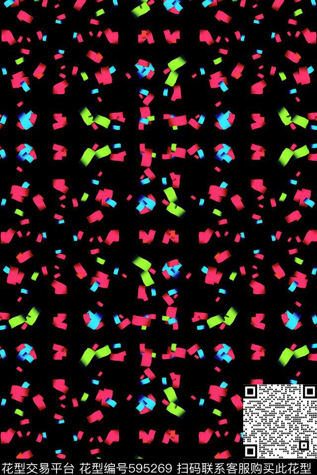 几何数码印花华亿平台下载（图片编号: 595269） - 瓦栏（Walan）
