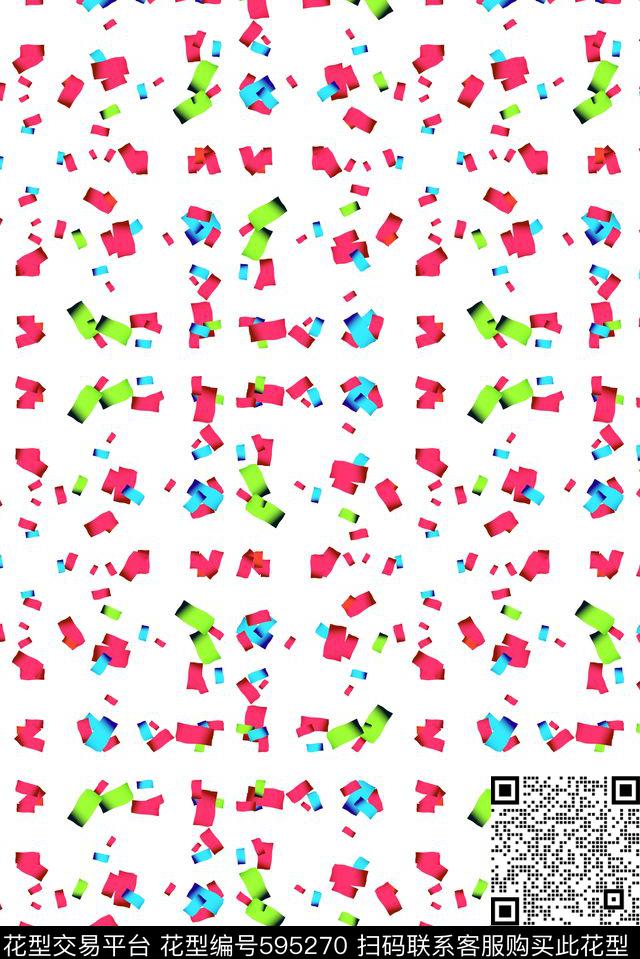 几何数码印花华亿平台下载（图片编号: 595270） - 瓦栏（Walan）