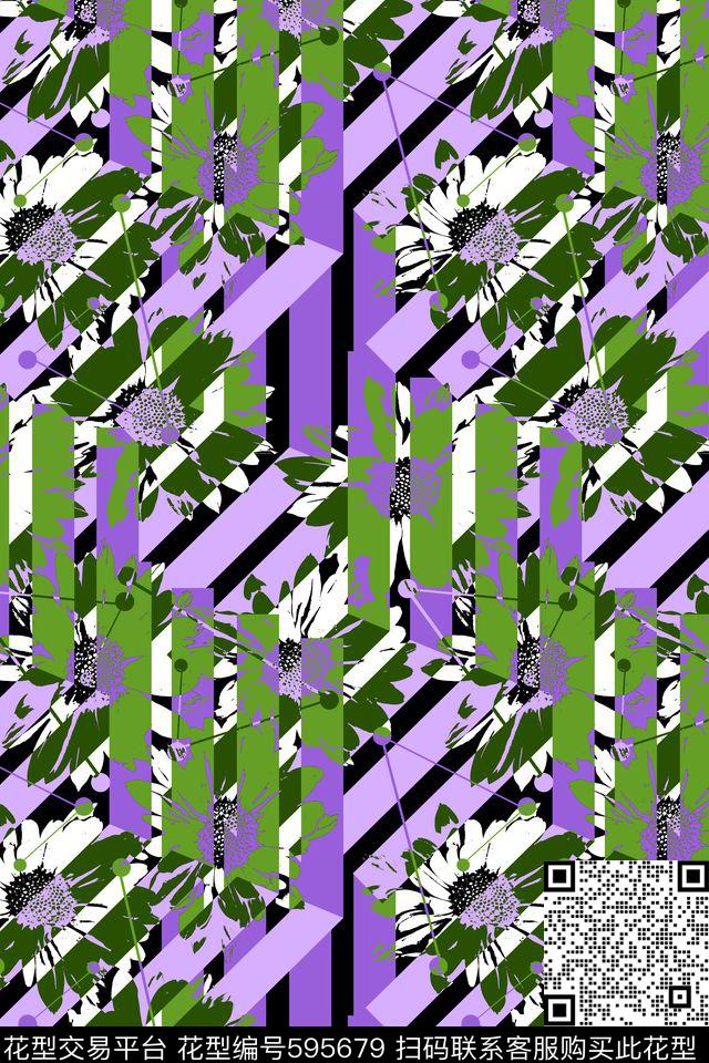 自然前卫流行时尚传统印花华亿平台下载（图片编号: 595679） - 瓦栏（Walan）