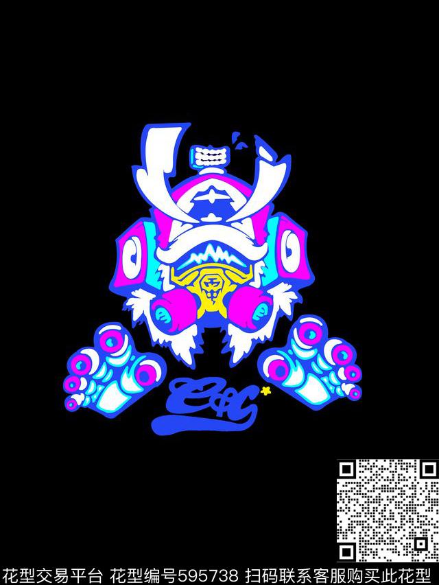 非主流个性T恤贴图趣味传统印花华亿平台下载（图片编号: 595738） - 瓦栏（Walan）