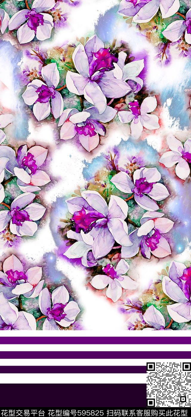 定位时尚女装数码印花华亿平台下载（图片编号: 595825） - 瓦栏（Walan）