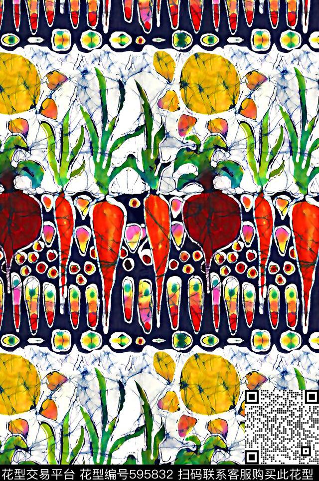 抽象几何清爽梦幻艺术平底立体手绘满版最新高清数码蕾丝民族中国风绣花珠宝肌理时尚潮

流大牌复古欧美风女装衬衫女装裙纹理数码印花华亿平台下载（图片编号: 595832） - 瓦栏（Walan）