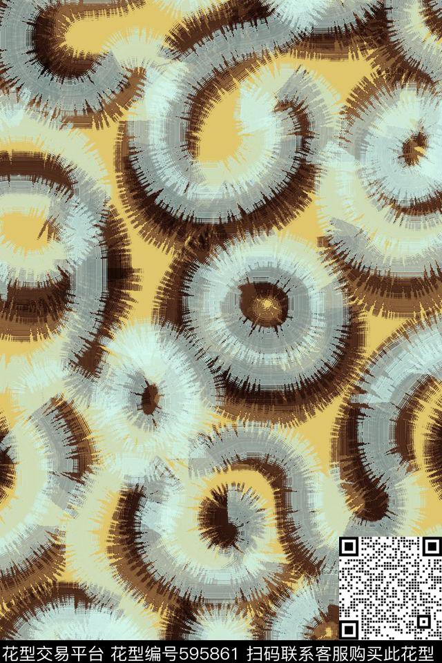 几何女装肌理传统印花华亿平台下载（图片编号: 595861） - 瓦栏（Walan）