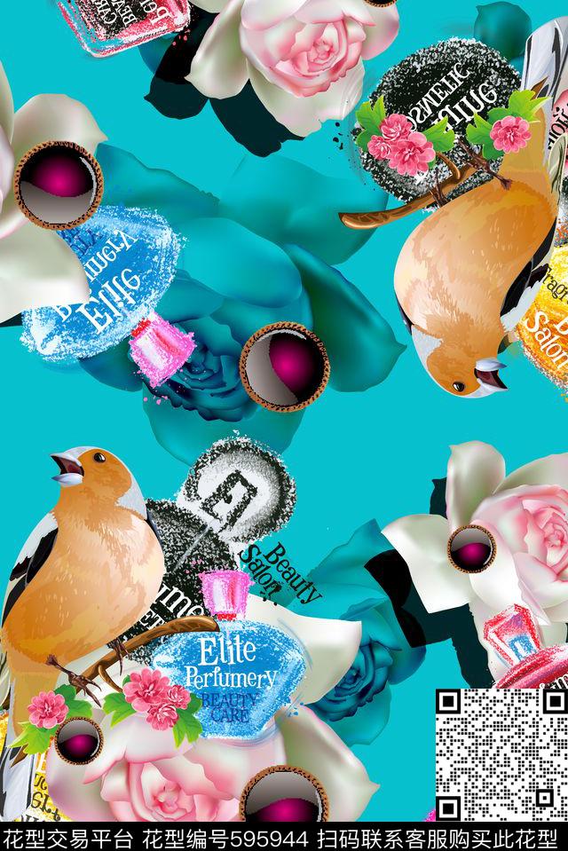 抽象几何清爽梦幻艺术平底立体手绘满版最新高清数码蕾丝民族中国风绣花珠宝肌理时尚潮

流大牌复古欧美风女装衬衫女装裙欧美时尚数码印花华亿平台下载（图片编号: 595944） - 瓦栏（Walan）