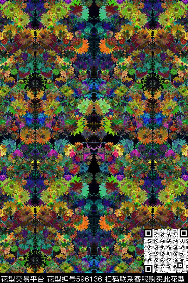 纹理条纹民族风数码印花华亿平台下载（图片编号: 596136） - 瓦栏（Walan）