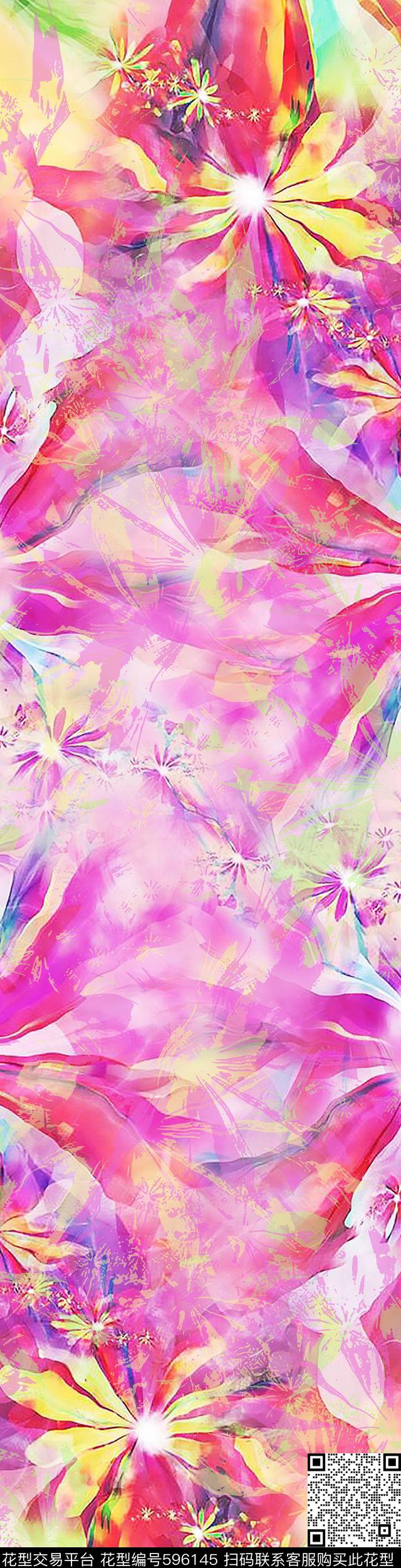 丝巾数码印花华亿平台下载（图片编号: 596145） - 瓦栏（Walan）