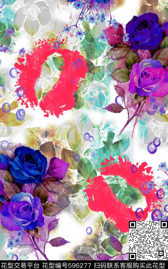 时尚女装防数码数码印花华亿平台下载（图片编号: 596277） - 瓦栏（Walan）