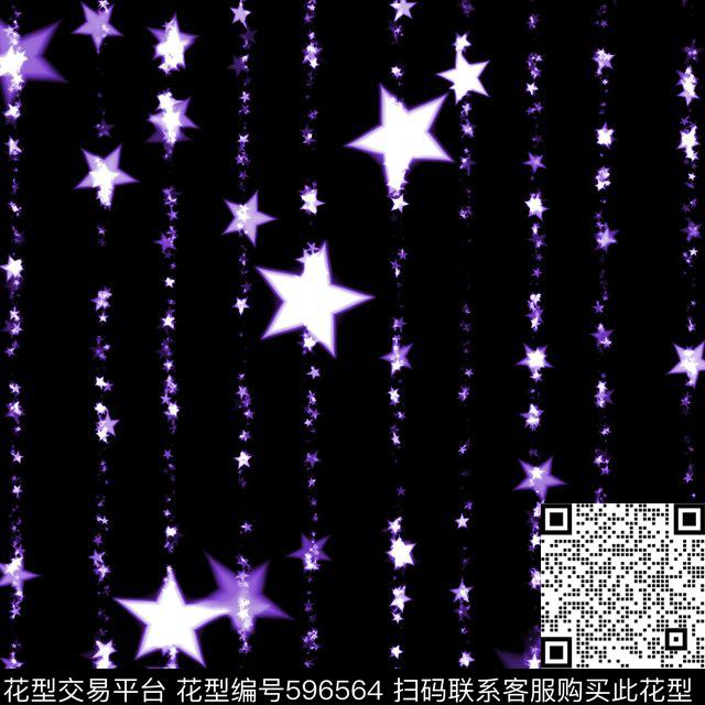 潮流运动装五角星数码印花华亿平台下载（图片编号: 596564） - 瓦栏（Walan）