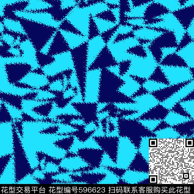 小方块不规则几何简单时尚传统印花华亿平台下载（图片编号: 596623） - 瓦栏（Walan）