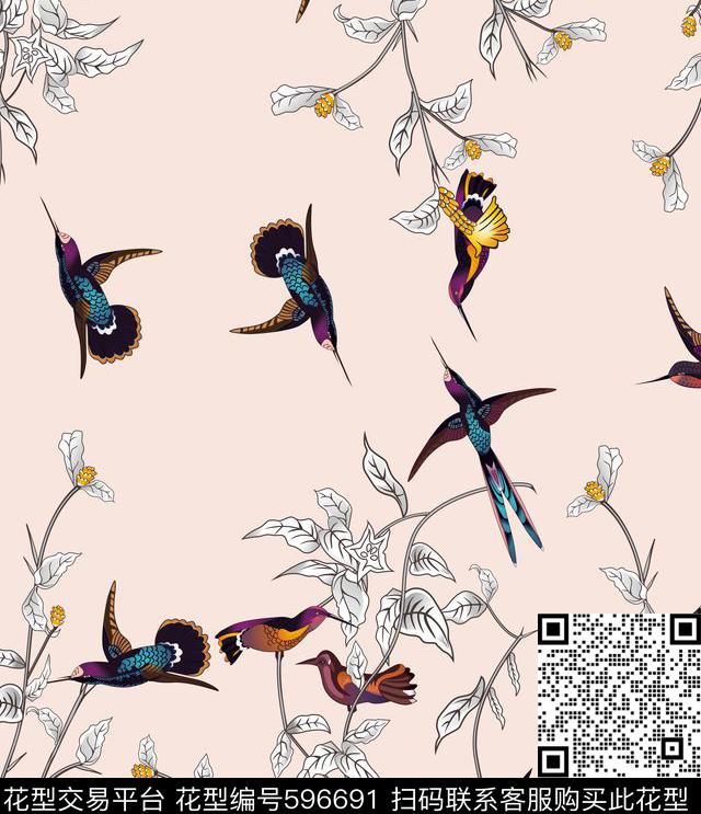 corelDRAW格式数码印花华亿平台下载（图片编号: 596691） - 瓦栏（Walan）