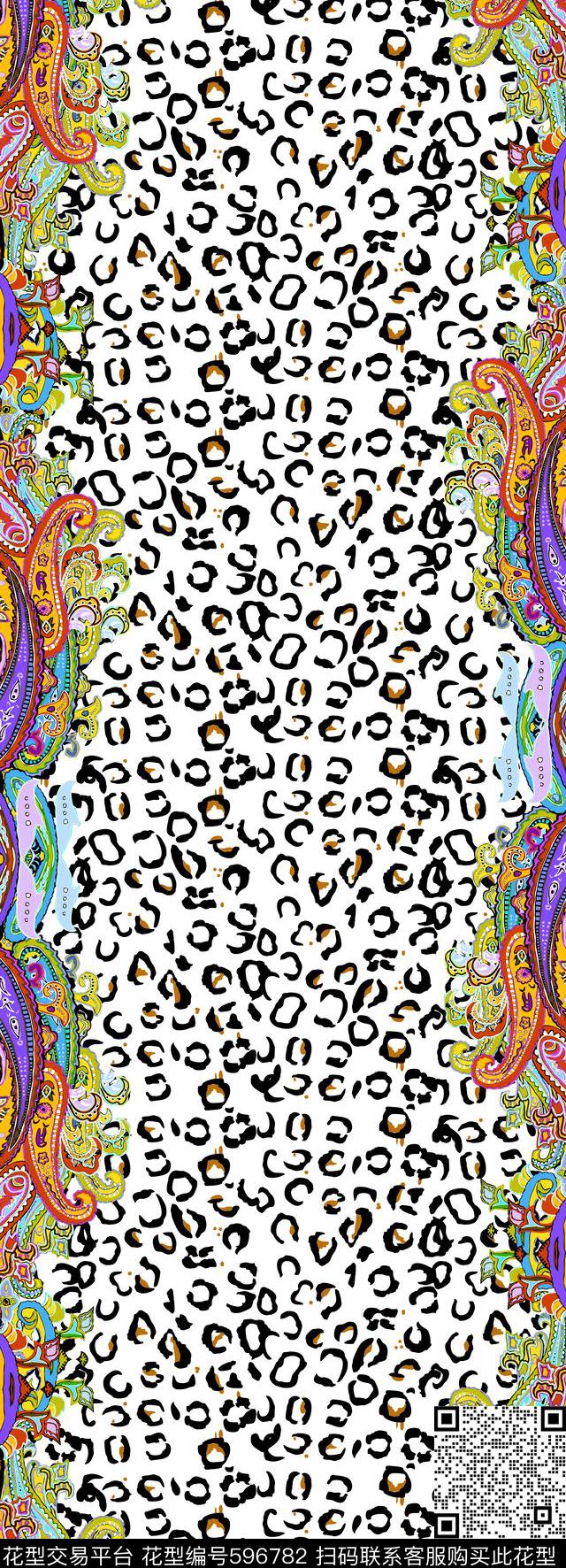 几何格子佩斯利螺纹动物纹传统印花华亿平台下载（图片编号: 596782） - 瓦栏（Walan）