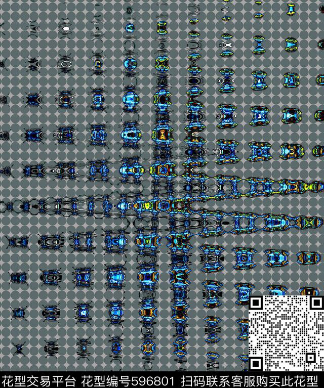 绚丽时尚个性数码印花华亿平台下载（图片编号: 596801） - 瓦栏（Walan）