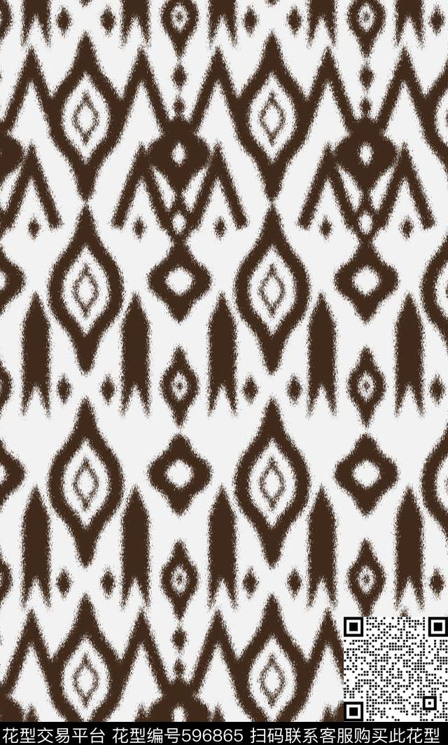 民族喷溅几何传统印花华亿平台下载（图片编号: 596865） - 瓦栏（Walan）