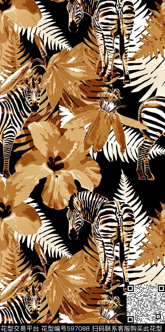 男装衬衫男装T恤花卉传统印花华亿平台下载（图片编号: 597088） - 瓦栏（Walan）