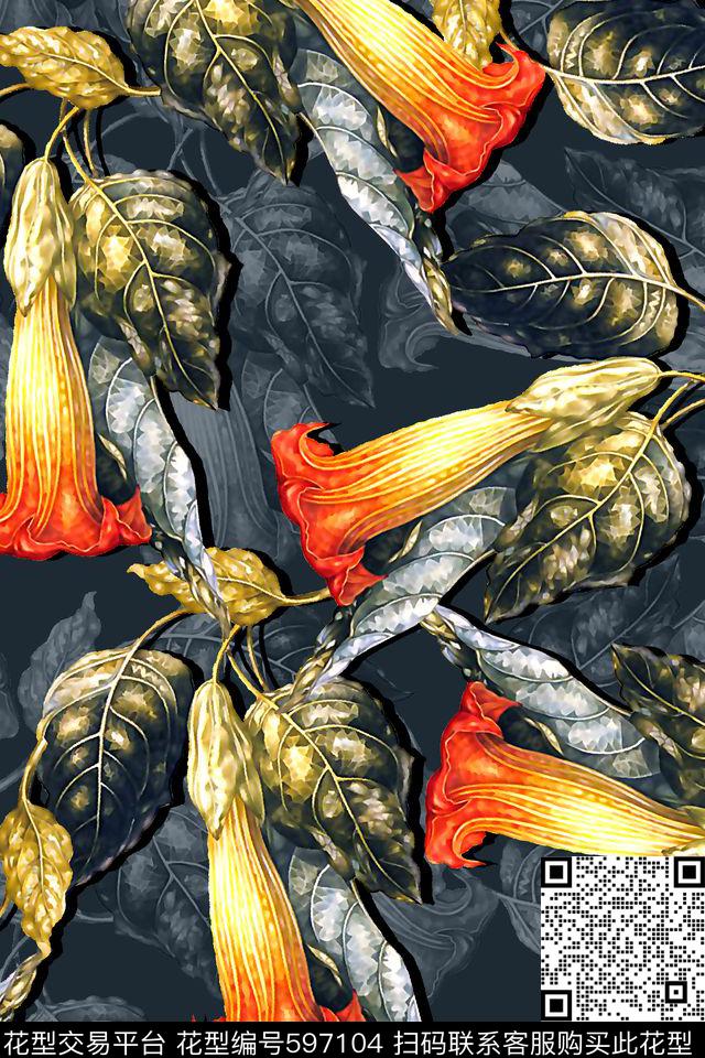 抽象几何清爽梦幻艺术平底立体手绘满版最新高清数码蕾丝民族中国风绣花珠宝肌理时尚潮

流大牌复古欧美风抽象女装图案水彩花卉纹理底纹数码印花华亿平台下载（图片编号: 597104） - 瓦栏（Walan）