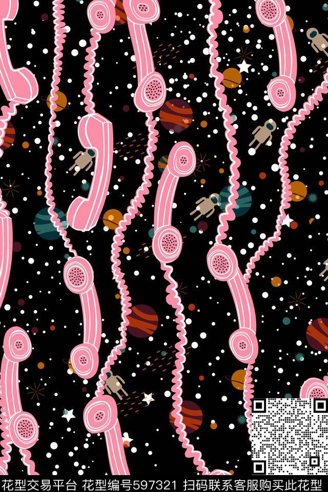 曲线时尚波浪条纹传统印花华亿平台下载（图片编号: 597321） - 瓦栏（Walan）