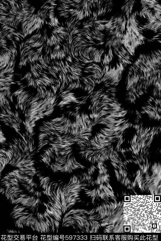豹纹虎纹动物纹数码印花华亿平台下载（图片编号: 597333） - 瓦栏（Walan）