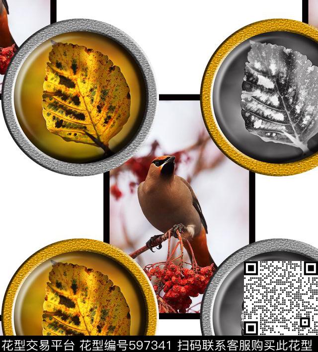 坯布原创鸟数码印花华亿平台下载（图片编号: 597341） - 瓦栏（Walan）