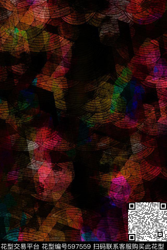 零点--女装趣味肌理数码印花华亿平台下载（图片编号: 597559） - 瓦栏（Walan）