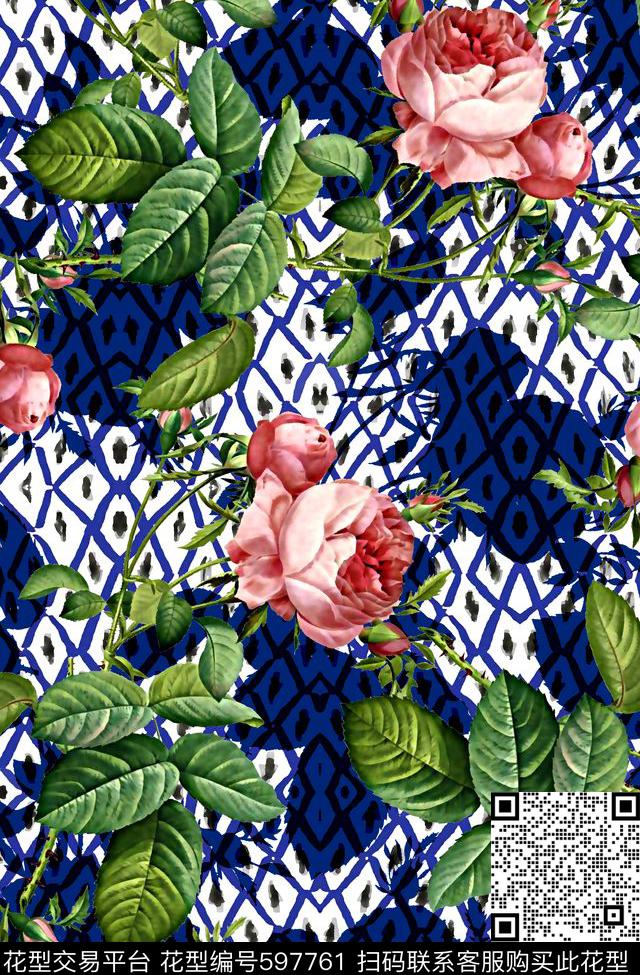 抽象几何清爽梦幻艺术平底立体手绘满版最新高清数码蕾丝民族中国风绣花珠宝肌理时尚潮

流大牌复古欧美风抽象纹理底纹几何底纹花卉数码印花华亿平台下载（图片编号: 597761） - 瓦栏（Walan）