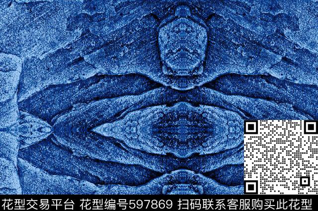 泳装丝绸纹理数码印花华亿平台下载（图片编号: 597869） - 瓦栏（Walan）