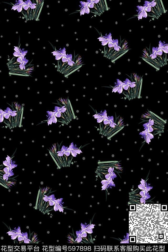 花卉植物♥红桃A〖植物花卉〗数码印花华亿平台下载（图片编号: 597898） - 瓦栏（Walan）