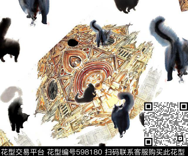 风景城市科技猫数码印花华亿平台下载（图片编号: 598180） - 瓦栏（Walan）