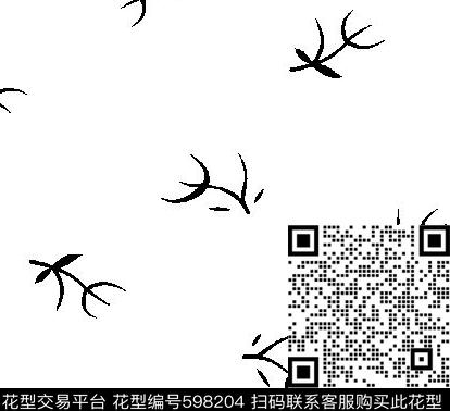 小草简洁男装衬衫传统印花华亿平台下载（图片编号: 598204） - 瓦栏（Walan）