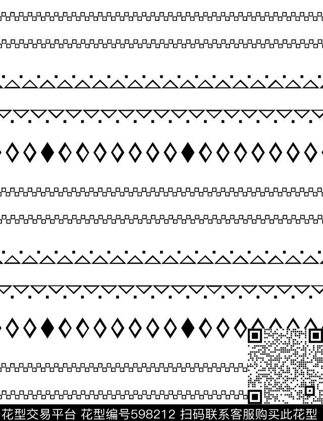 几何简洁男装衬衫传统印花华亿平台下载（图片编号: 598212） - 瓦栏（Walan）