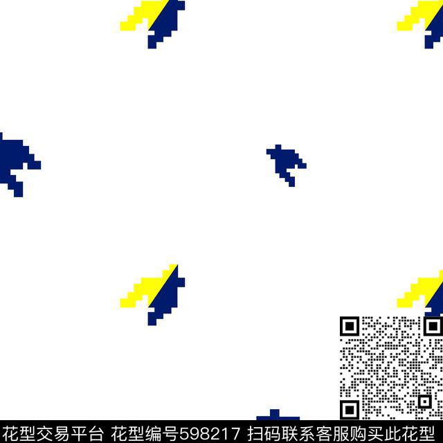 几何简洁男装衬衫传统印花华亿平台下载（图片编号: 598217） - 瓦栏（Walan）