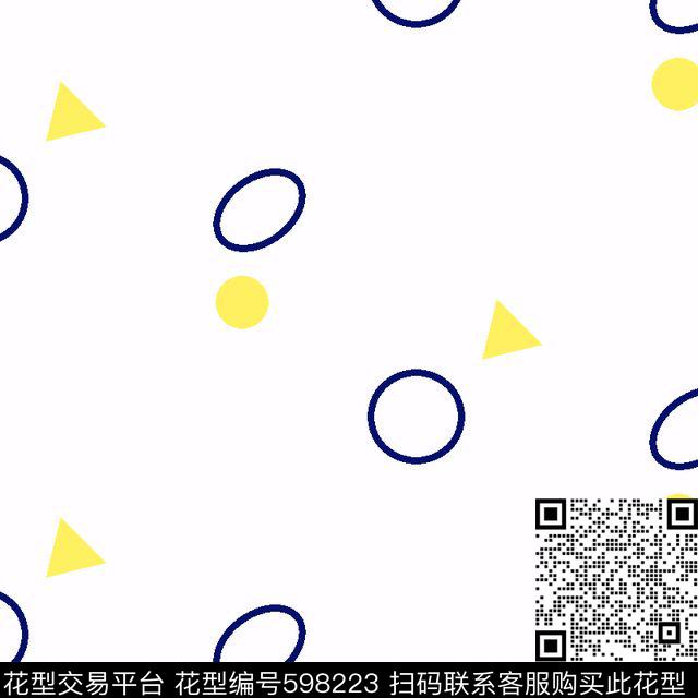 几何简洁男装衬衫传统印花华亿平台下载（图片编号: 598223） - 瓦栏（Walan）