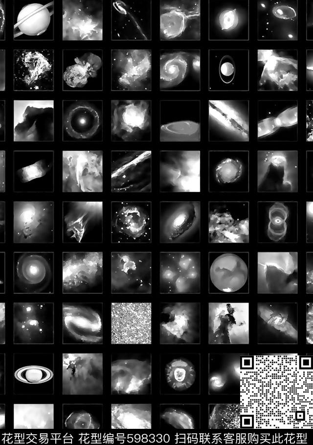 星空星云男装羽绒服男装外套数码印花华亿平台下载（图片编号: 598330） - 瓦栏（Walan）