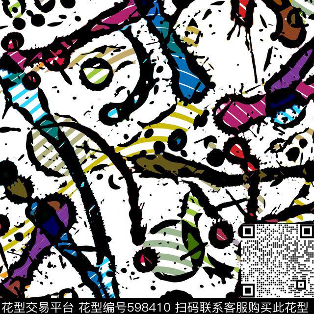 铅笔裤男裤男装数码印花华亿平台下载（图片编号: 598410） - 瓦栏（Walan）