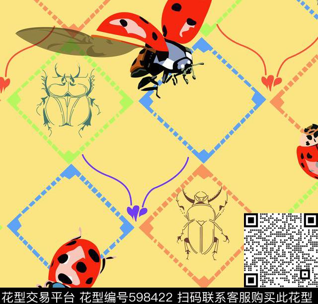 个性时尚绚丽数码印花华亿平台下载（图片编号: 598422） - 瓦栏（Walan）