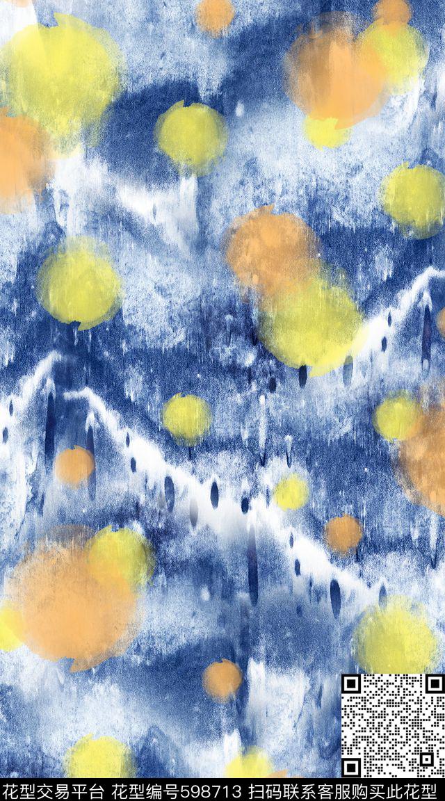 纹理笔刷水彩数码印花华亿平台下载（图片编号: 598713） - 瓦栏（Walan）