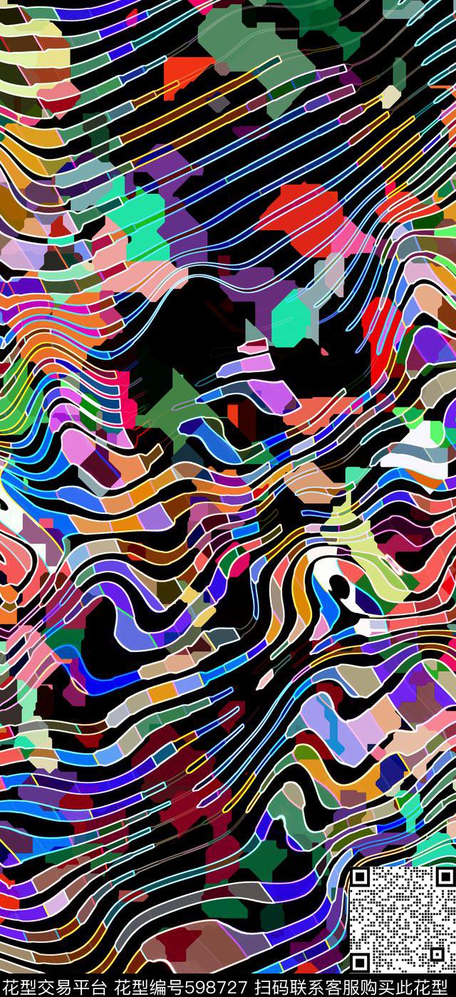 女装男装几何传统印花华亿平台下载（图片编号: 598727） - 瓦栏（Walan）