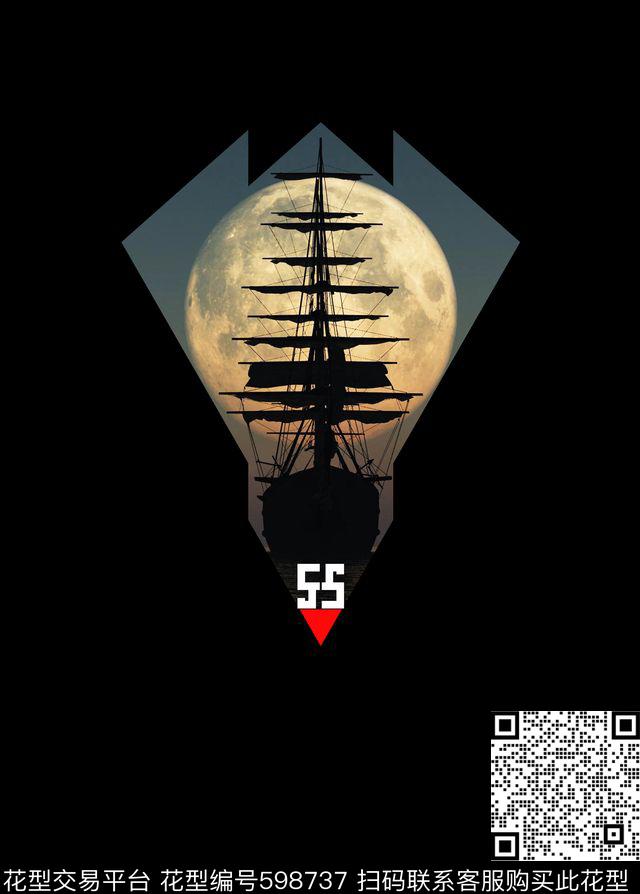 个性原创T恤数码印花华亿平台下载（图片编号: 598737） - 瓦栏（Walan）