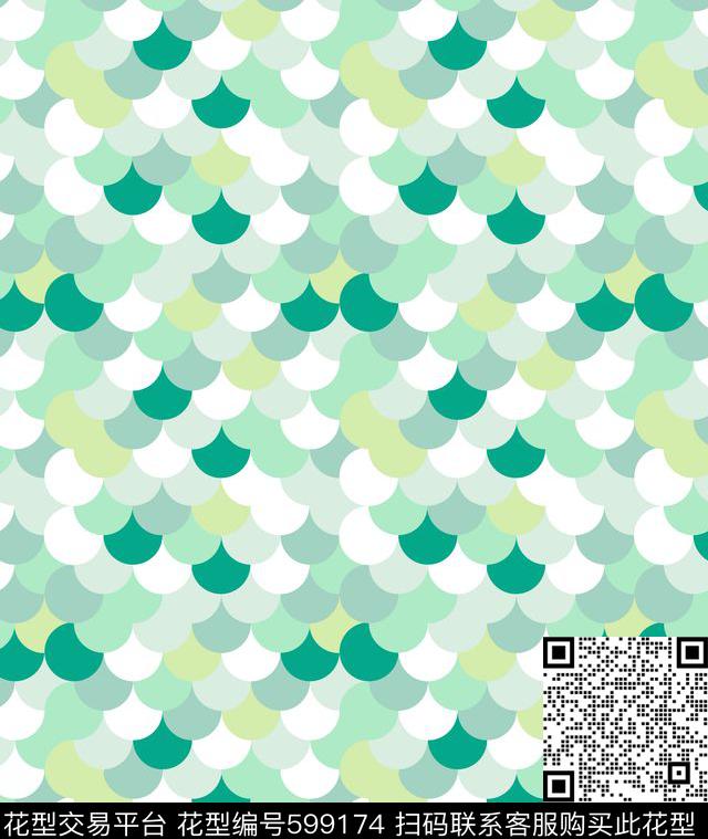 几何圆点数码印花华亿平台下载（图片编号: 599174） - 瓦栏（Walan）