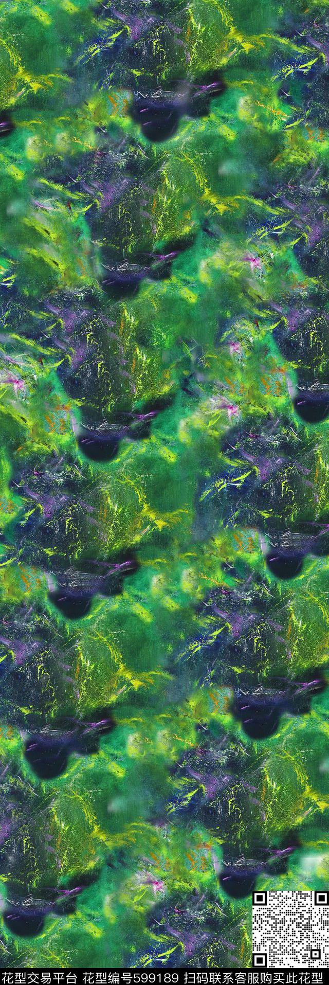 时尚个性纹理数码印花华亿平台下载（图片编号: 599189） - 瓦栏（Walan）