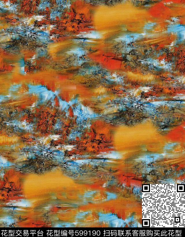 个性时尚数码印花华亿平台下载（图片编号: 599190） - 瓦栏（Walan）