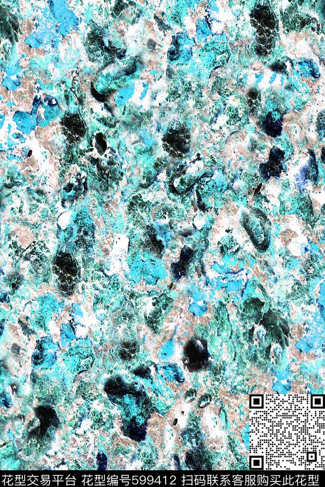 抽象纹理岩石数码印花华亿平台下载（图片编号: 599412） - 瓦栏（Walan）