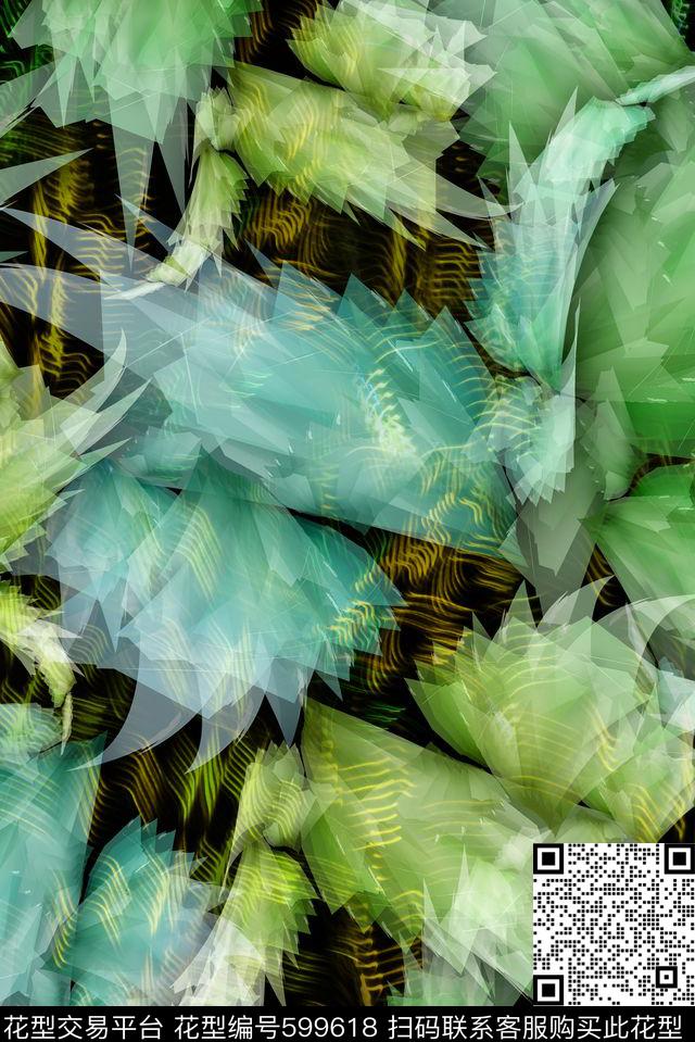 零点--抽象零点--男装数码数码印花华亿平台下载（图片编号: 599618） - 瓦栏（Walan）