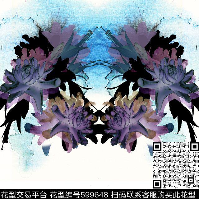 花卉数码印花华亿平台下载（图片编号: 599648） - 瓦栏（Walan）